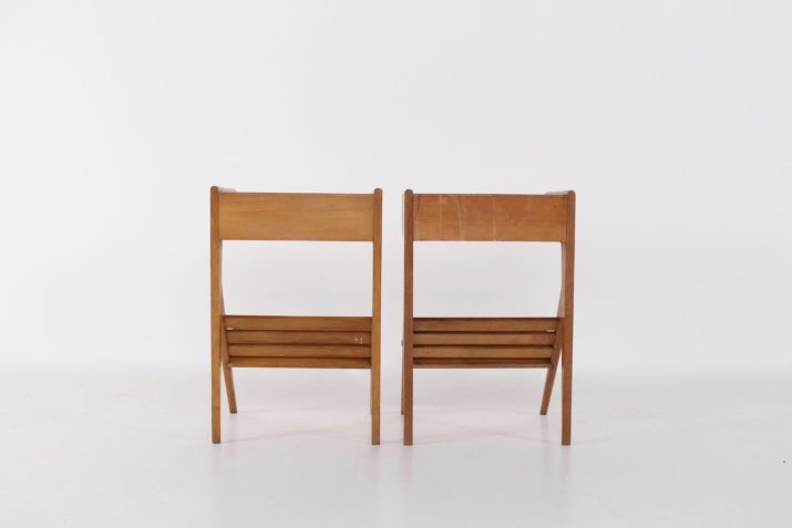 Pair of bedside tables in the Roger Landault style