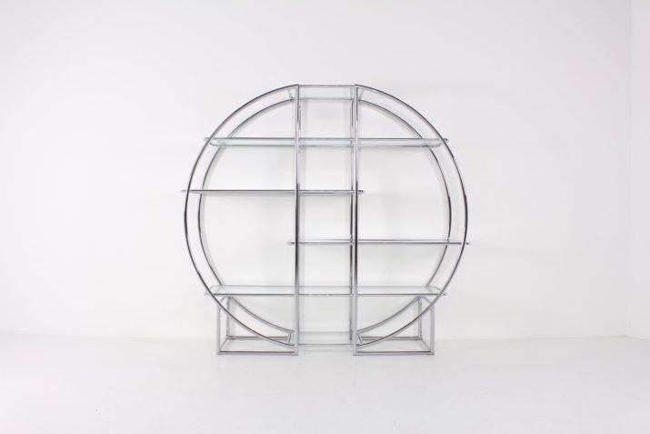 Chrome shelf Bauhaus style