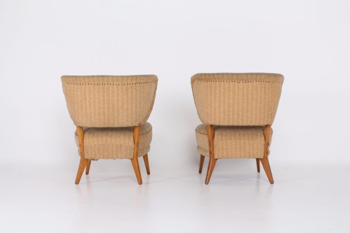 Otto Schulz pair of Cocktail chairs