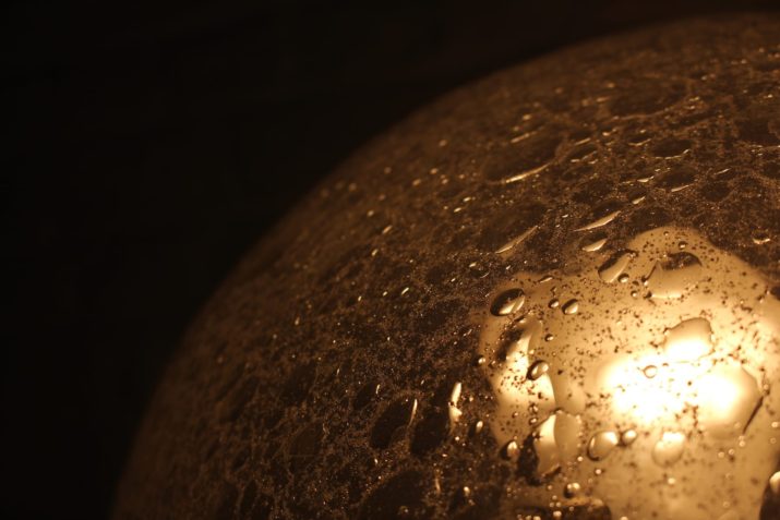 Bubble glass dome lamp