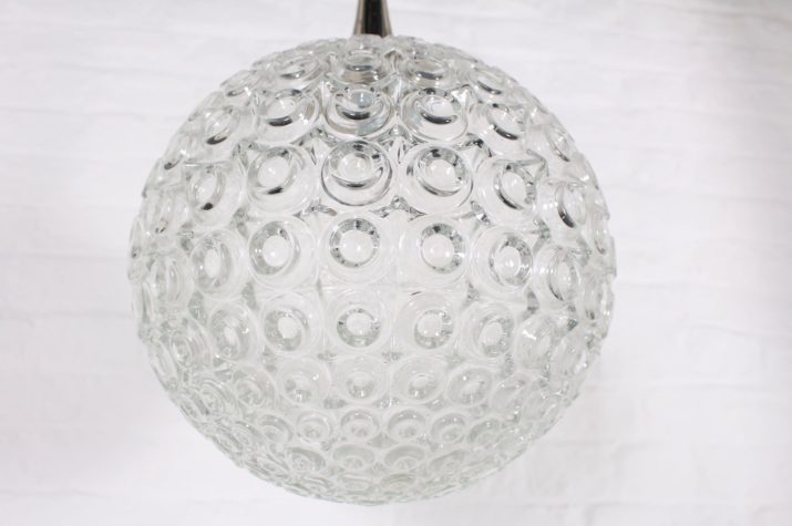 Glass globe suspension 1970s