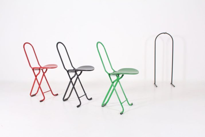 chaises acier couleur Théma Italy Gastone RinaldiIMG 9203