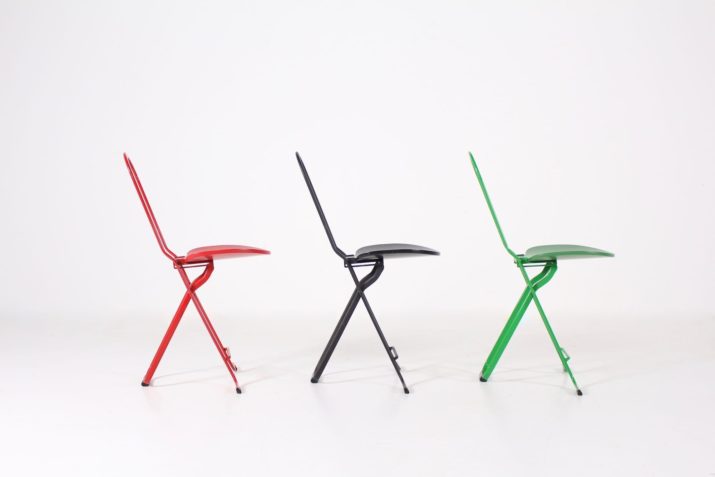 chaises acier couleur Théma Italy Gastone RinaldiIMG 9206
