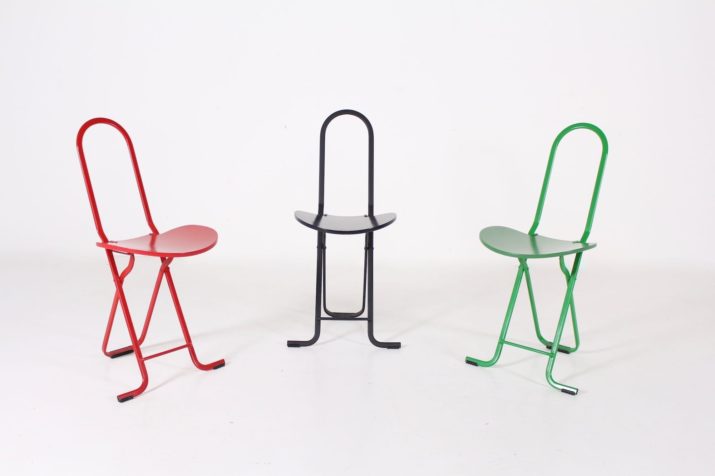 chaises acier couleur Théma Italy Gastone RinaldiIMG 9209