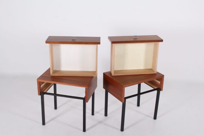 Pair of bedside tables Pierre Guariche