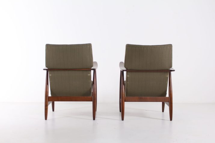 Pair of recliners, 1950's