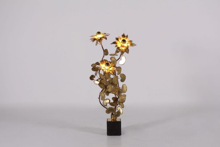 lampe fleurs laiton glensarIMG 8799