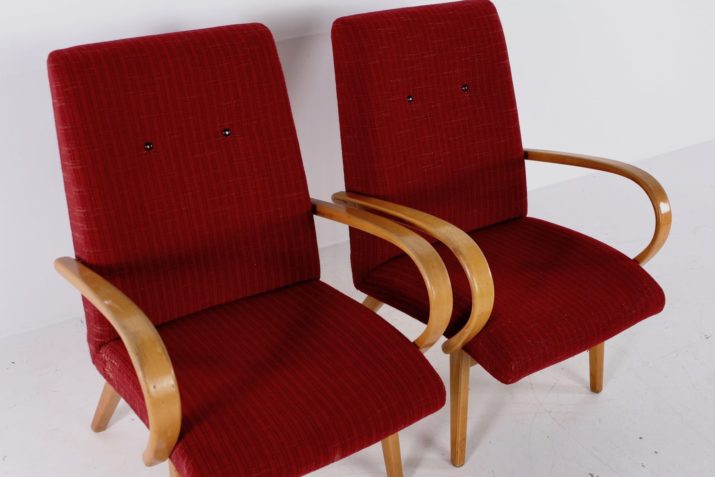 fauteuils accoudoirs cintrés CZ rougesIMG 1245