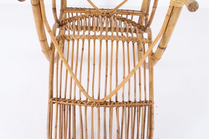 Bamboe schommelstoel