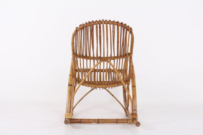 Bamboe schommelstoel