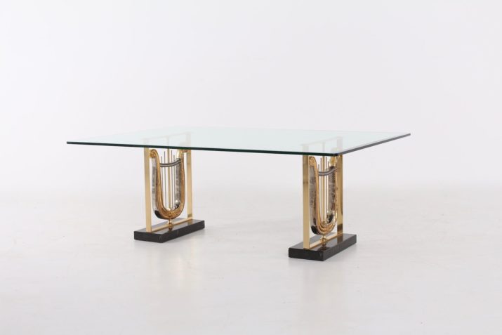 Coffee table with lyres by Sigma L2