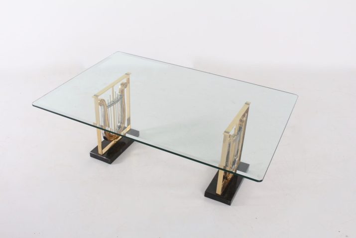 Coffee table with lyres by Sigma L2