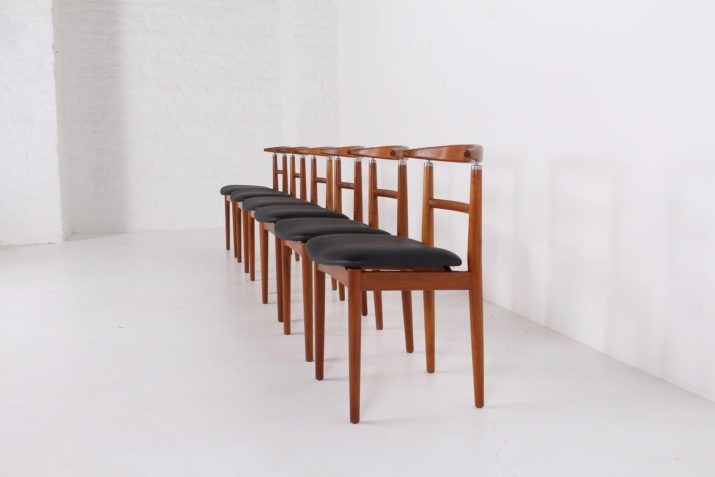 6 Danish chairs Helge Sibast
