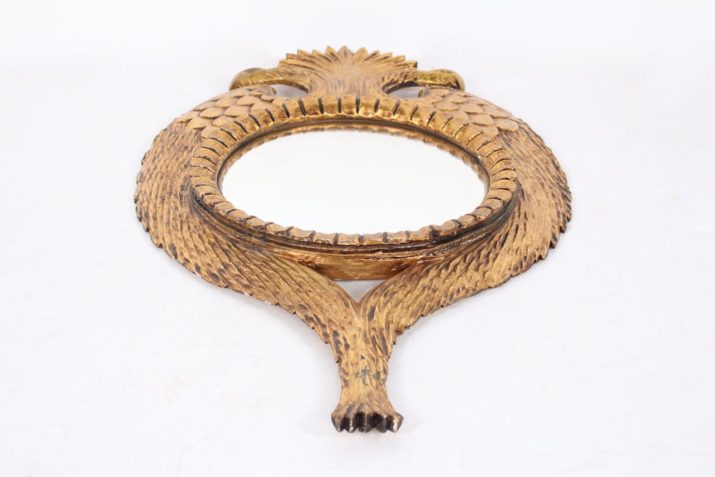 miroir doré convexe aigle bicéphaleIMG 0292