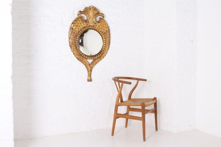 miroir doré convexe aigle bicéphaleIMG 0298