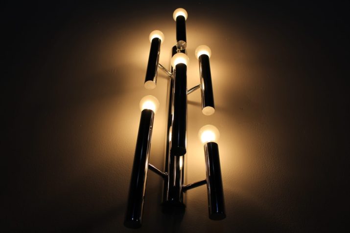 Wandlamp met 6 lampen Gaetano Sciolari
