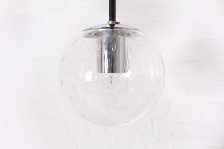 Cascade chandelier in blown glass