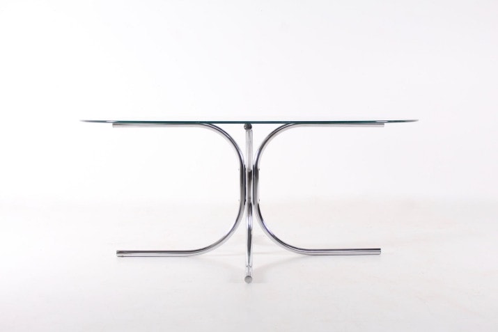 table chrome 1970 ovale verreIMG 5536