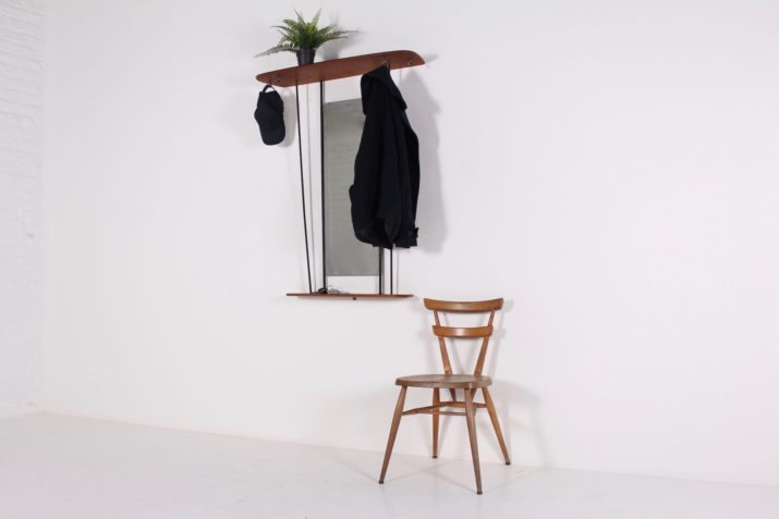 Scandinavian hanging coat rack