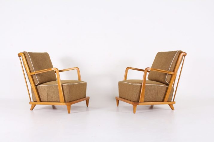 paire fauteuils modernistes surbaissésIMG 6451