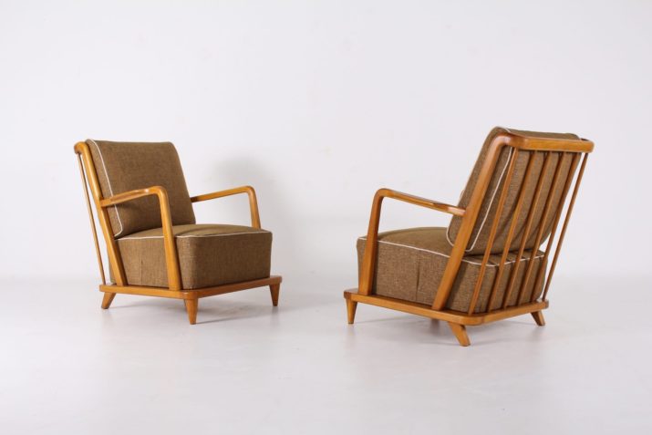 paire fauteuils modernistes surbaissésIMG 6456