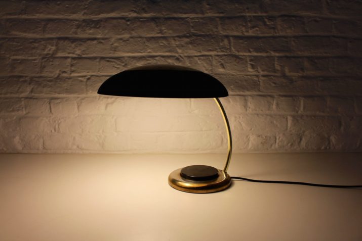 Lampe Bureau Noire CuivreIMG 9850