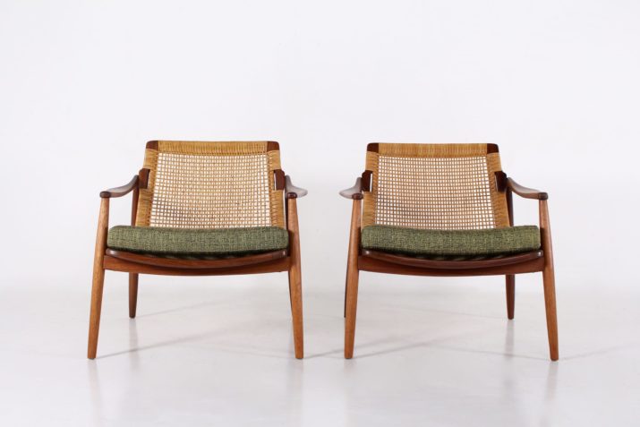 Paar fauteuils Hartmut Lohmeyer