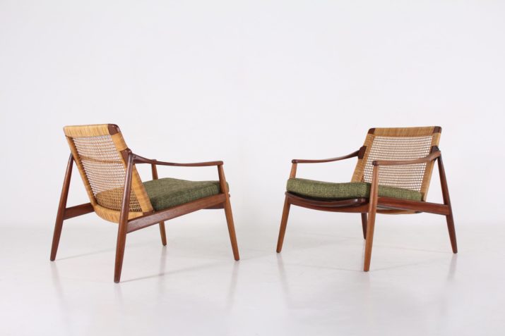 Paar fauteuils Hartmut Lohmeyer
