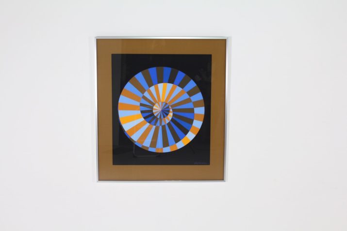 Victor Vasarely, Munich Spiral, zeefdruk.