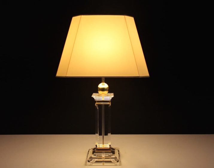 Hollywood Regency plexi lamp
