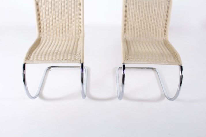 6 Tecta stoelen Ludwig Mies Van der Rohe