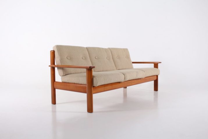 Scandinavian bench sofa 3 places