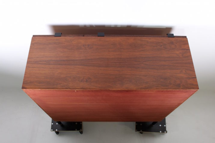 Modernist rosewood sideboard bar