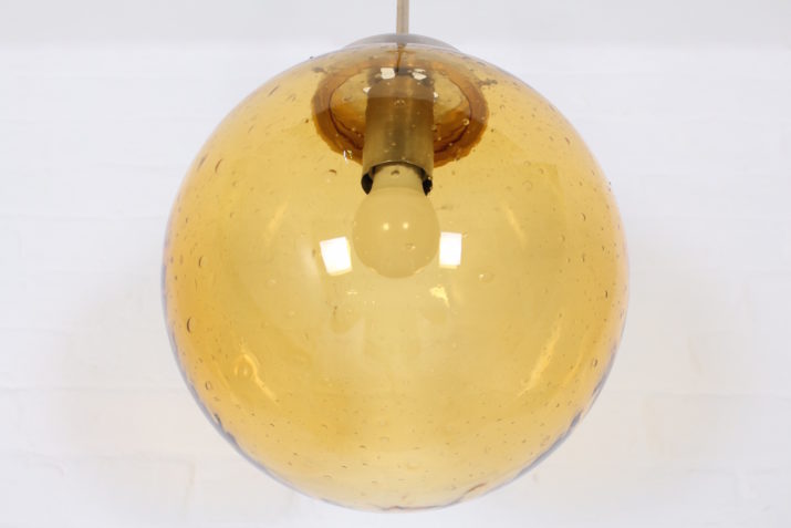 Globes hanglampen van geblazen glas