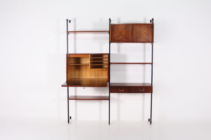 Modernist Wall-Unit in rosewood