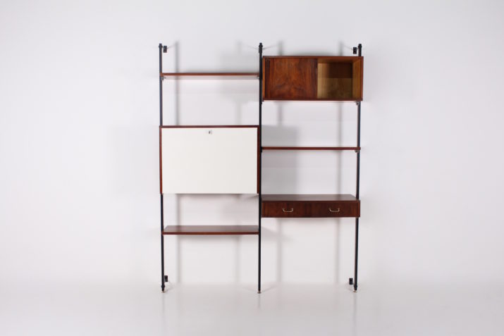 Modernist Wall-Unit in rosewood