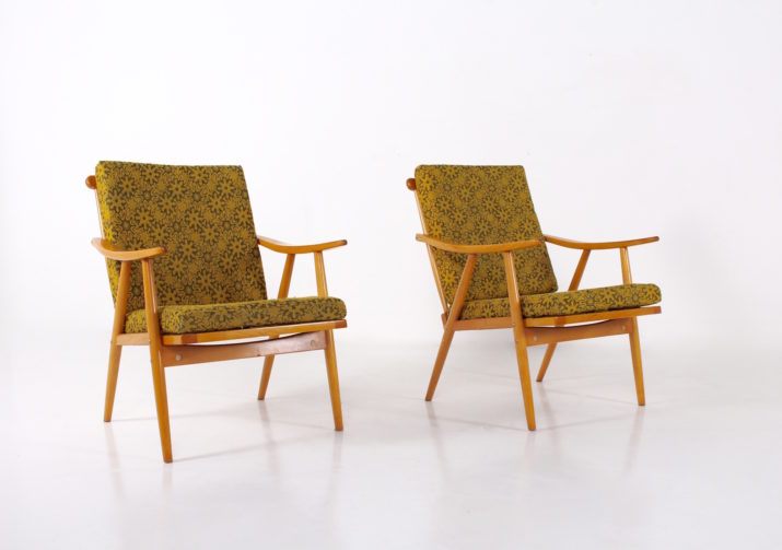 Pair of Scandinavian style armchairs