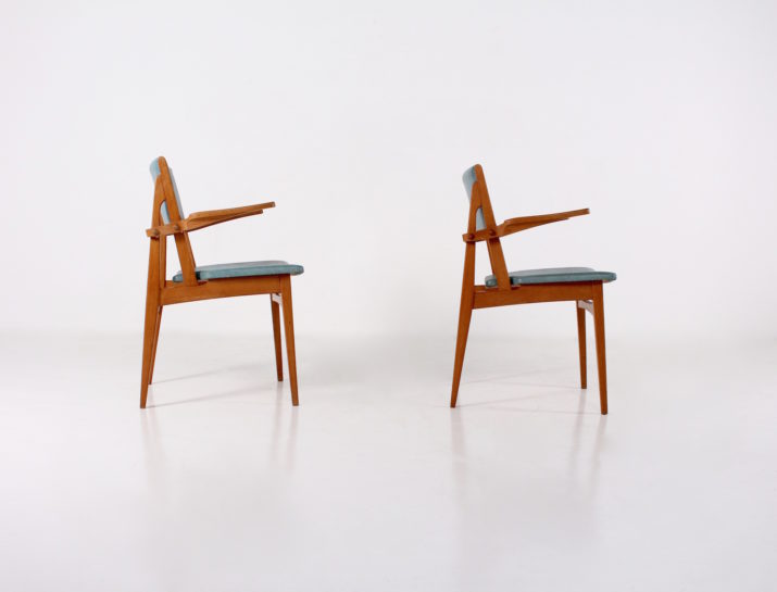 Pair of visitor's armchairs 1950s