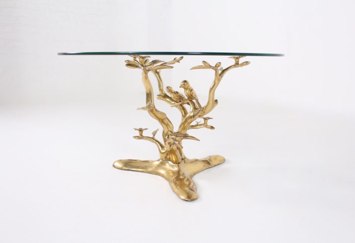Willy Daro coffee table with birds
