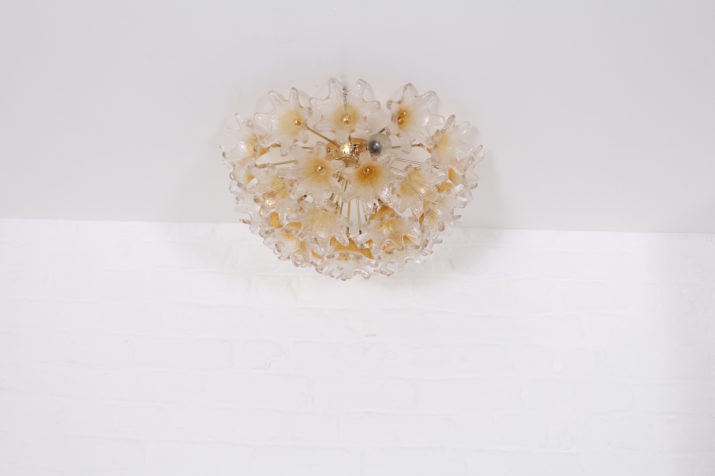 Sputnik 'flowerball' ceiling lamp Paolo Venini Murano