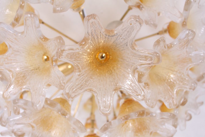 Sputnik 'flowerball' ceiling lamp Paolo Venini Murano