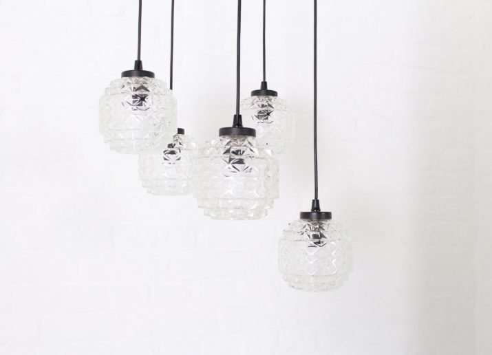 5-light cascade chandelier