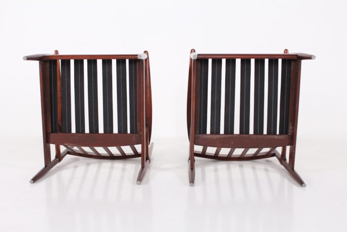 Paar Scandinavische fauteuils