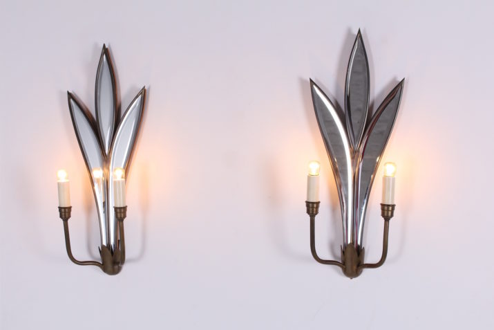 Pair of italian sconces with beads