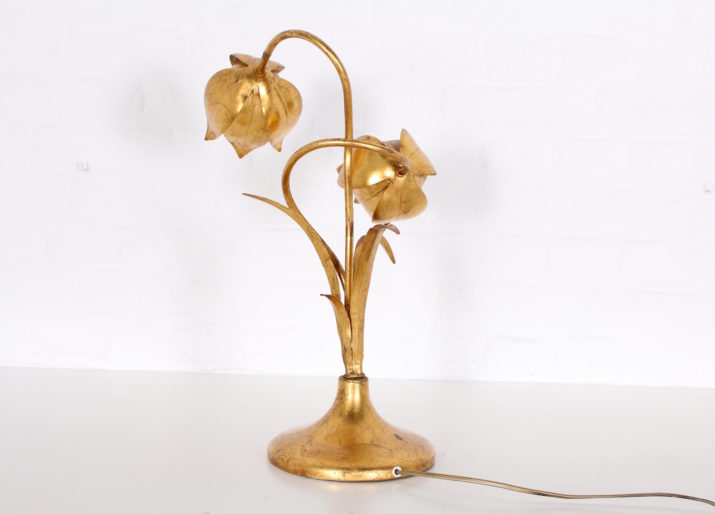 Lampe Tulipe Métal DoréIMG 7035