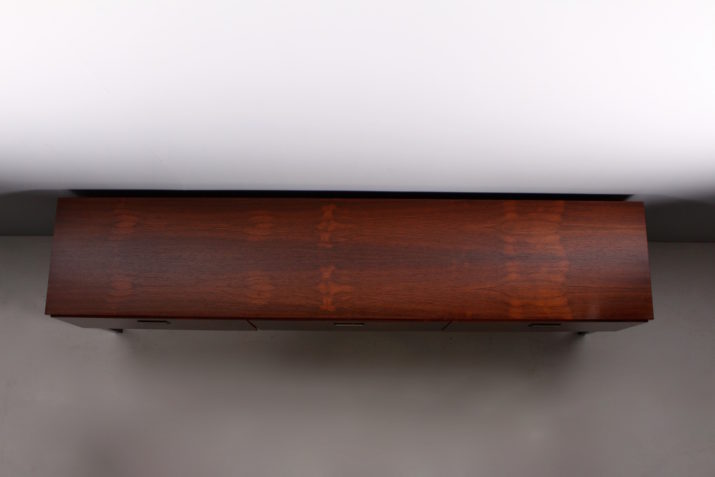 Minimalist lowboard in rosewood