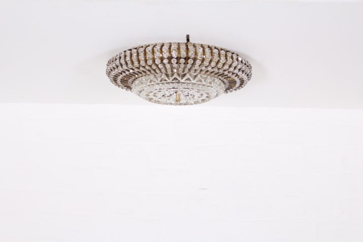 Ceiling lamp 'strass' in brass