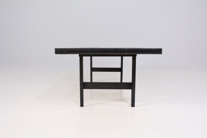 Rectangular Coffee Table Ceramic Metal BlackIMG 8946