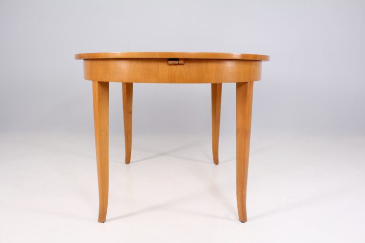 Oval table with extensions in the Josef Frank style