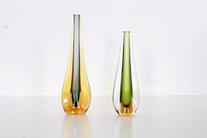 Flavio Poli & Seguso, pair of vases